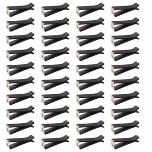 60 Pcs Black Square Head Car Vent Clips9mm Auto Air Conditioner Outlet Clips Wit - Picture 1 of 4