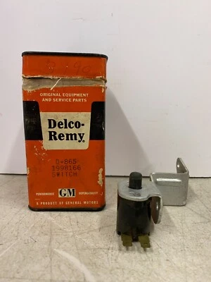 Delco Remy GM 1998166 D865 Oldsmobile 1957 1950 Power Brake Light Switch NOS - Image 1 of 4