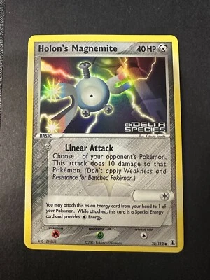 Pokemon - Holon's Magnemite 70/113 Reverse Holo Stamped - EX Delta Species NM - Image 1 of 2