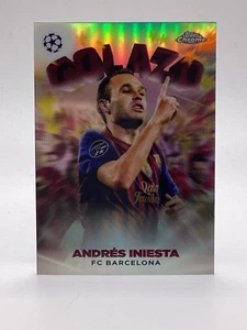 TOPPS UCC CROMO 2022/23 GOLAZO ANDRES INIESTA FC BARCELONA - Imagen 1 de 2