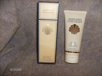 GEL DE BAÑO Y DUCHA ESTEE LAUDER LINO BLANCO 6,7 OZ RARO NUEVO EN CAJA #38 Foto 1 de 2