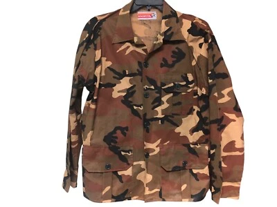 Vintage Winchester Shirt Mens Medium Camo Woodland Button Up Duck Hunting NWT’s - Image 1 of 4
