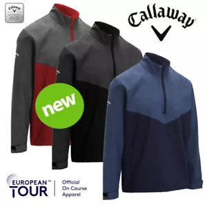 Callaway Golf Men's Heather Quarter Zip Long Sleeve Windshirt - NEW! 2021 - Picture 1 of 10