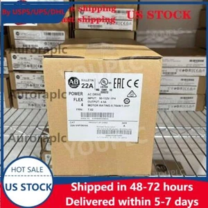 New Factory Sealed Allen Bradley 22A-V4P5N104 PowerFlex 4 AC Drive 1.0HP 120V - Picture 1 of 4