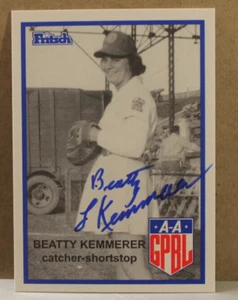 AAGPBL "BEATTY KEMMERER" SIGNED CARD #98 - Picture 1 of 2
