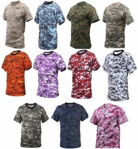 MEMORIAL DAY SALE! T-Shirt Digital Camouflage Camo Rothco Military Style Tagless