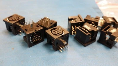 (3 PIEZAS) MD-80S CUI Conn Mini Circular DIN F 8 POS Soldadura RA Foto 1 de 3