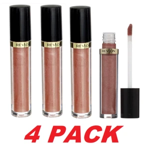 Revlon Super Lustrous Lip Lacquer Rosy Future 260 Lip Gloss High Shine (4 Pack) - Picture 1 of 3