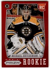 2012-13 Panini Prizm Red Michael Hutchinson Rookie Auto /50 #58 Boston Bruins