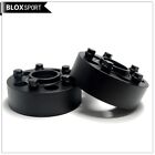 5X112 Hubcentric Wheel Spacers Black 2Pc 1.75Inch For Mercedes C/E/S W203 W204