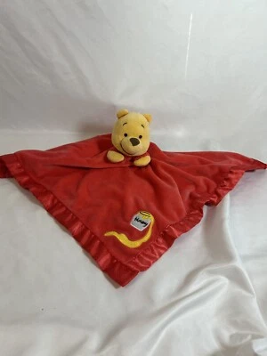 Manta de Seguridad Disney Baby Red Winnie The Pooh Lovey Nunu Borde Satinado Borde Foto 1 de 4