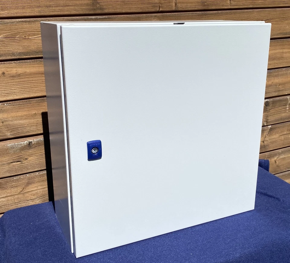 Wandschrank Stahlblech HxBxT: 500x500x210mm mit/ohne Montageplatte - Bild 1 von 1