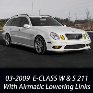 FOR MERCEDES BENZ E CLASS ADJUSTABLE LOWERING LINKS SUSPENSION KIT W211 E55 E500 - Picture 1 of 9