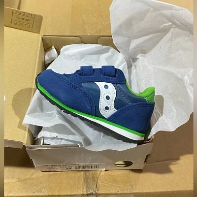 SAUCONY Niños Tenis Talla 4.5 Bebé Jazz Doble Correa NUEVO EN CAJA $48 Nuevo con etiquetas Niño Niña Foto 1 de 4