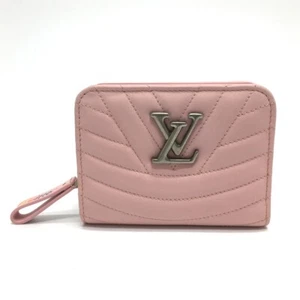 LOUIS VUITTON M63791 LVHardware New wave zip Compact Wallet Leather pink - Picture 1 of 12