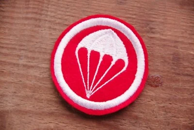 101st Airborne Paratrooper Parachute British Made On Wool cap patch ARTILLERY - Image 1 of 2