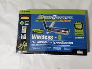 Linksys WMP54GS 2.4GHz Wireless-G PCI Adapter with SpeedBooster - Picture 1 of 12