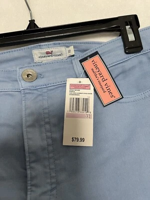 Vineyard Vines Pants Women’s Size 32 Blu Straight Leg Stretch Chinos Preppy Golf - Image 1 of 2