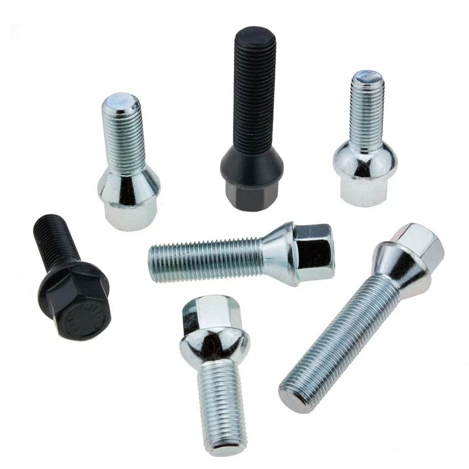 CARBONADO Radschrauben M15x1,25 M14x1,5 M14x1,25 M12x1,5 M12x1,25 Kegel Kugel Alu Stahl