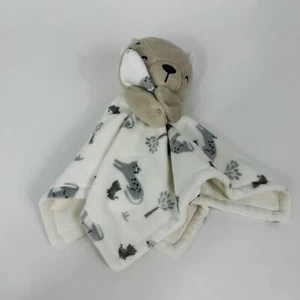 Manta de seguridad moderna Momentos Gerber bebé felpa gris guepardo leopardo gato Lovey - Imagen 1 de 9