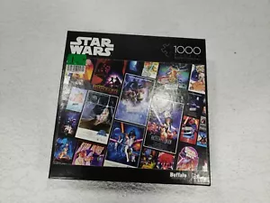 Buffalo Games Star Wars 1000 Piece Jigsaw Puzzle "ORIGINAL TRILOGY POSTERS" NIB - Picture 1 of 6