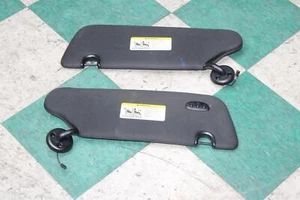 11-20 Caravan Black Overhead Roof Pair LH RH Sunvisor Sun Visor Shade Panel OEM - Picture 1 of 12