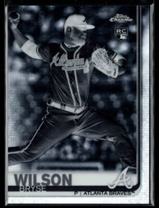 2019 Topps Chrome Negative Refractor #56 Bryse Wilson RC - Picture 1 of 2