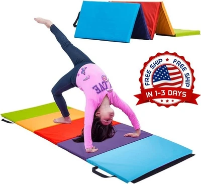 Colchoneta de gimnasia para niños, fácil de limpiar, resistente y plegable NUEVO - Image 1 of 4