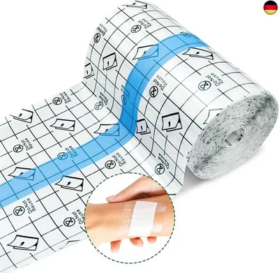 MARKE DAFENCAR 10cm x 10m Tattoofolien Haut, Wasserdichte Pflaster, Transparent Tattoofolie,
