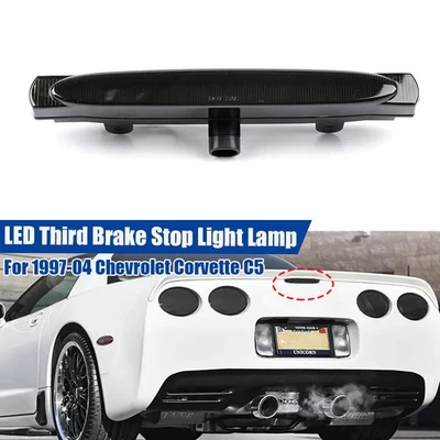 Luz de freno adicional negra 3. Luz de freno luz de freno para Chevrolet Corvette C5 Foto 1 de 4
