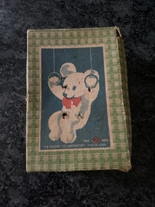 Modern Toy Labs 1950s Metal tinToy "Bear on Trapeze original Box. made in Japan. - Picture 1 of 19