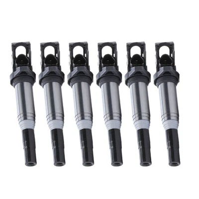6Pcs For BMW X3 X5 325 335 535 E82 Car Ignition Coil Set 12138616153 12138647689 - Image 1 of 4