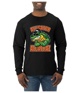 Camisa de manga larga Alligator Alcatraz Muscle Gator divertida dibujos animados Gator para hombre - Imagen 1 de 17