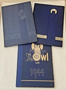 3x Bellevue High School Nashville TN Owl Yearbook + Richland School 1939-40 - Picture 1 of 9