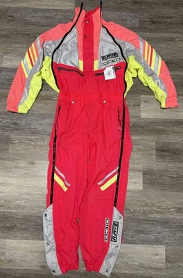 De Colección Traje de Esquí Roffe Una Pieza Traje de Nieve Demetre Sombras Para Hombres L Retro 1989 Leer Foto 1 de 4