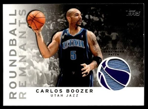 2009-10 Topps Roundball Remnants Carlos Boozer Utah Jazz #RR-CBO - Picture 1 of 2