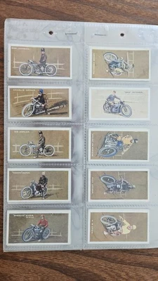 1929 JA Pattreiouex Dirt Track Riders Cigarette Cards, Full Set Of 50 - Image 1 of 4