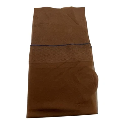 "Medias de nailon vintage talla 9 reforzadas tacón y puntera 34"" largo beige" Foto 1 de 3