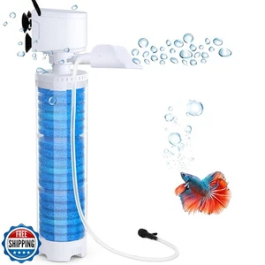 Filtro Acquario Elettrico Multifunzione 20-100 Gal, Fino a 320GPH Bubbl Regolabile - Foto 1 di 5