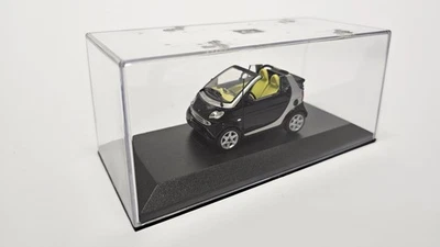 PMA MINICHAMPS 1:43 Smart Fortwo Cabrio (Black/Silver) - image 1 of 4