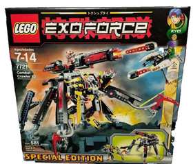 LEGO 7721 Combat Crawler X2 Exo Force Golden City 2007 Special Edition