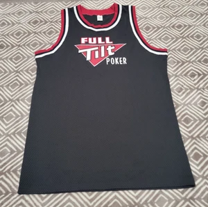 Camiseta sin mangas Full Tilt Poker Baloncesto Camiseta para hombre (alta grande de gran tamaño) Malla - Imagen 1 de 5