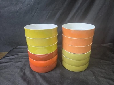 Block Chromatics Gold Brown Cereal Bowls Set of 12 - 5 3/4 " - Image 1 of 2