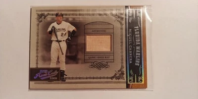 2005 PLAYOFF PRIME CUTS MIGUEL CABRERA GU BAT #'D 37/50 FLORIDA MARLINS - Image 1 of 3
