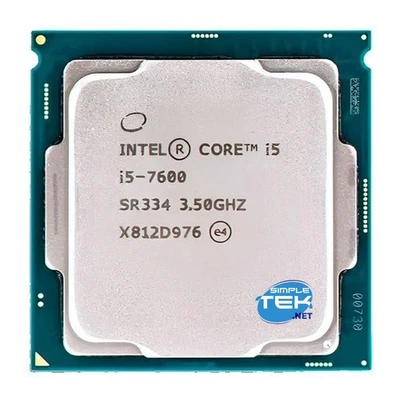 Intel Core i5-7600 SR334 3.5GHZ Max 4,10HGHZ LGA1151 V1 CPU 4C/4T Processors - Image 1 of 4