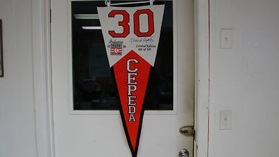 Autógrafo Orlando Cepeda / Pennent firmado Gigantes de San Francisco Foto 1 de 2