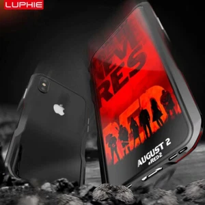 Luphie Hybrid Aluminium Metall Bumper Case Hülle für iPhone 13 12 11 Pro Xs Max XR - Bild 1 von 20