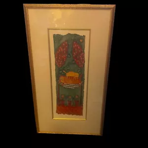 Arte de pared Helen Rhodes Séptimo Cielo impresión firmada enmarcada edición limitada 3 de 500 - Imagen 1 de 7