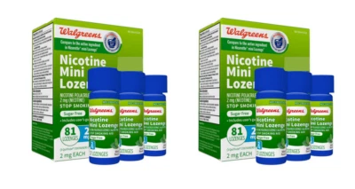2PK 81CT 2mg Nicotina mini pastilla Walgreens NUEVO SELLADO EX08/2027 STOP SMOCKING Foto 1 de 4