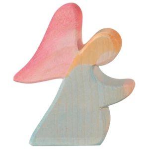 Ostheimer 4015 - Engel kniend blau aus Holz  - Bild 1 von 1